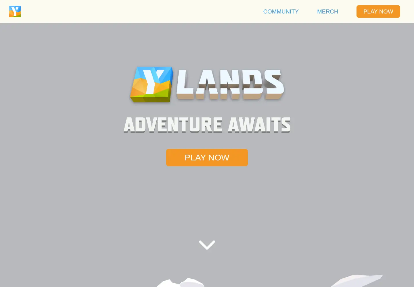 Screenshot of ylands.com