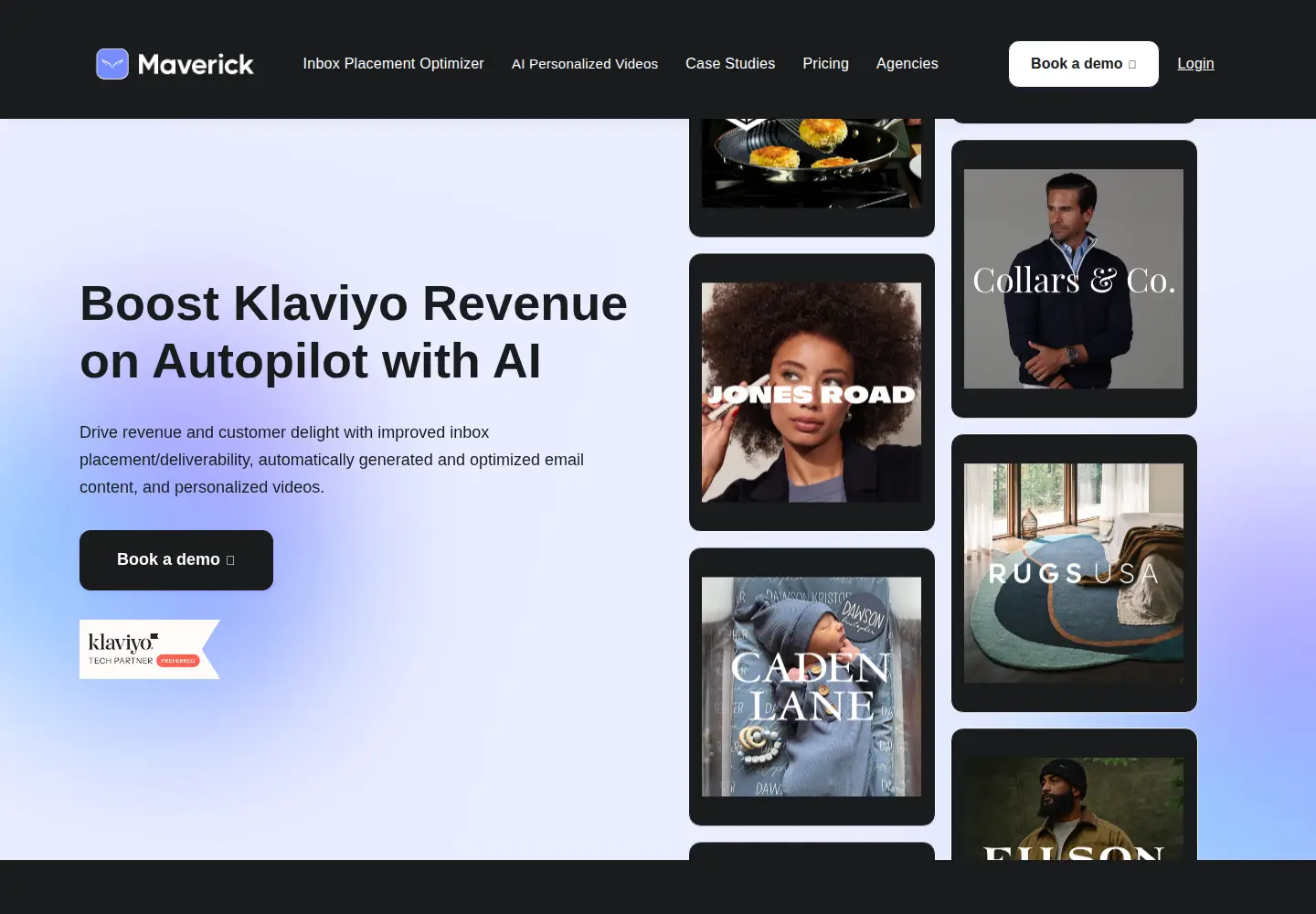 Screenshot of trymaverick.com