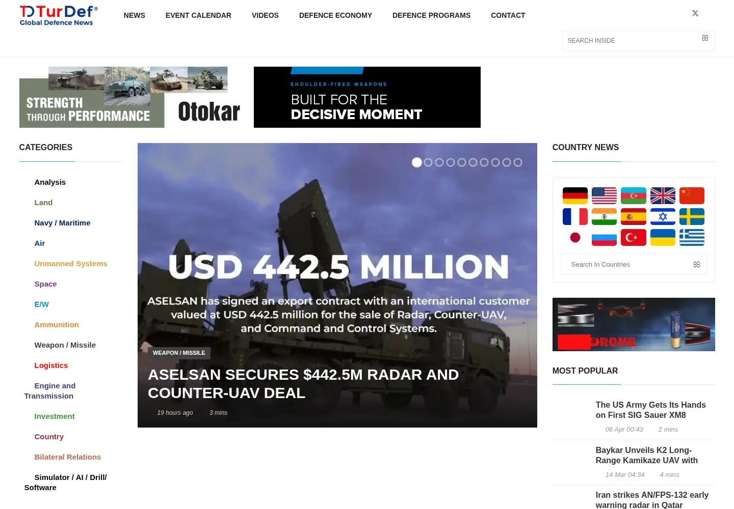 Screenshot of turdef.com