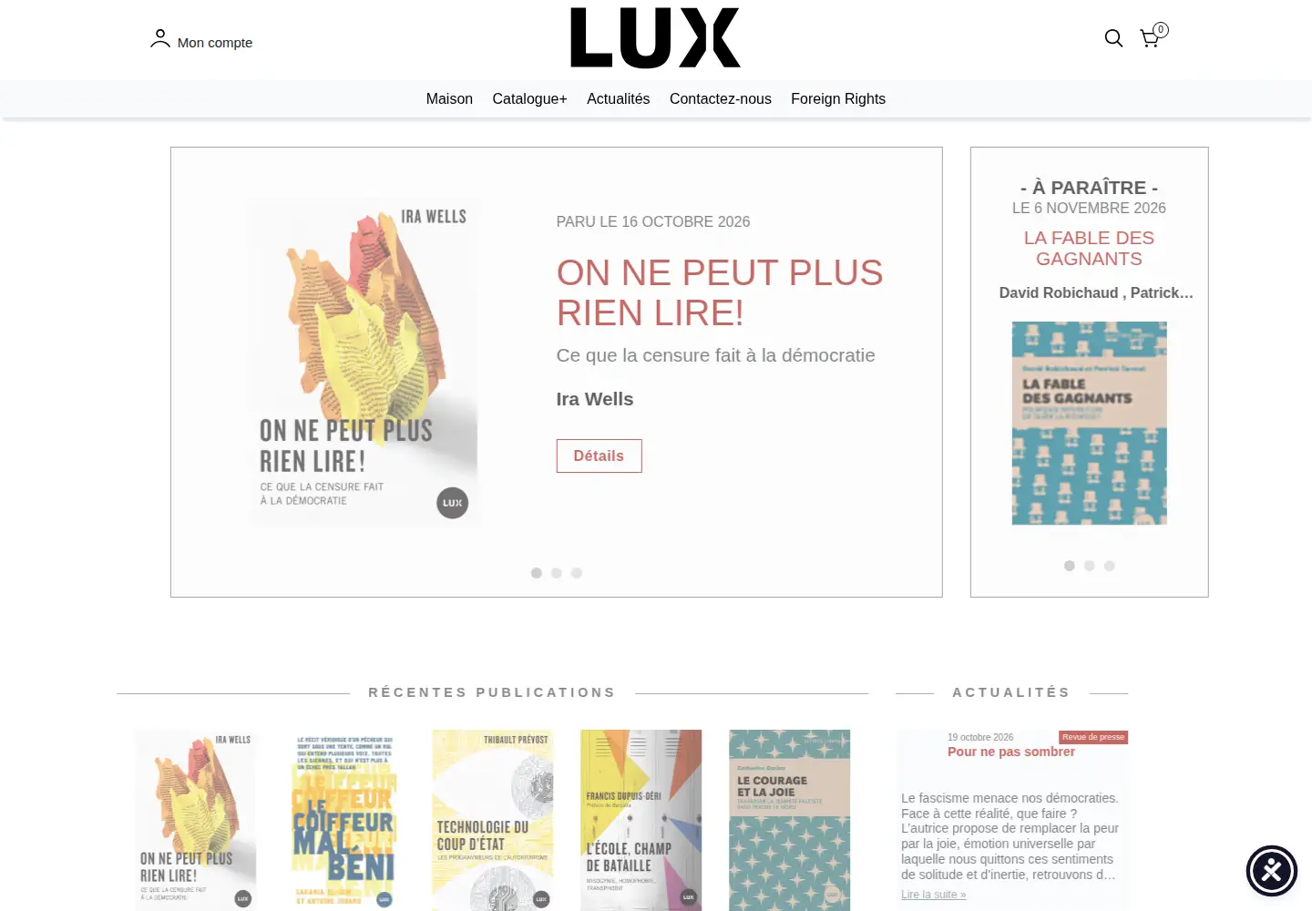 Screenshot of luxediteur.com