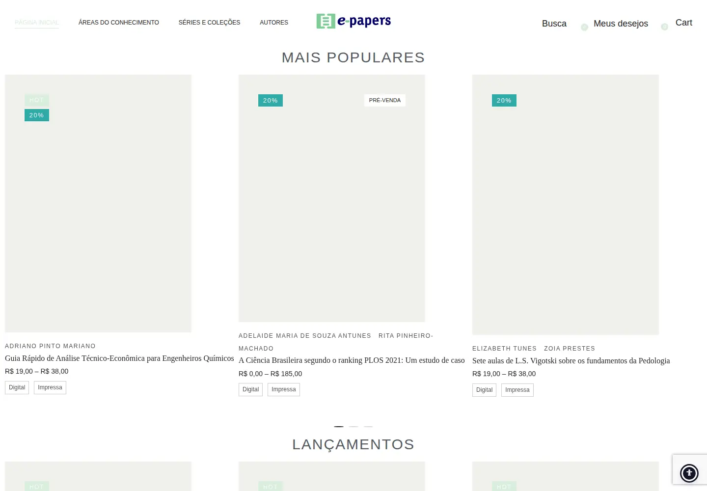 Screenshot of e-papers.com.br