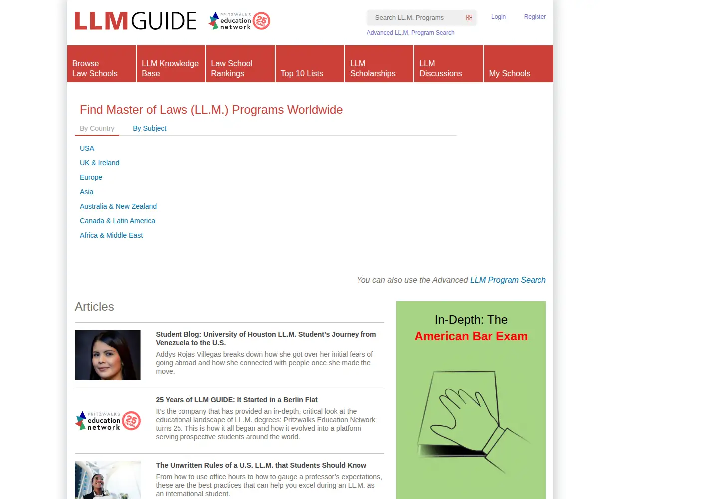 Captured homepage of llm-guide.com in the current scan