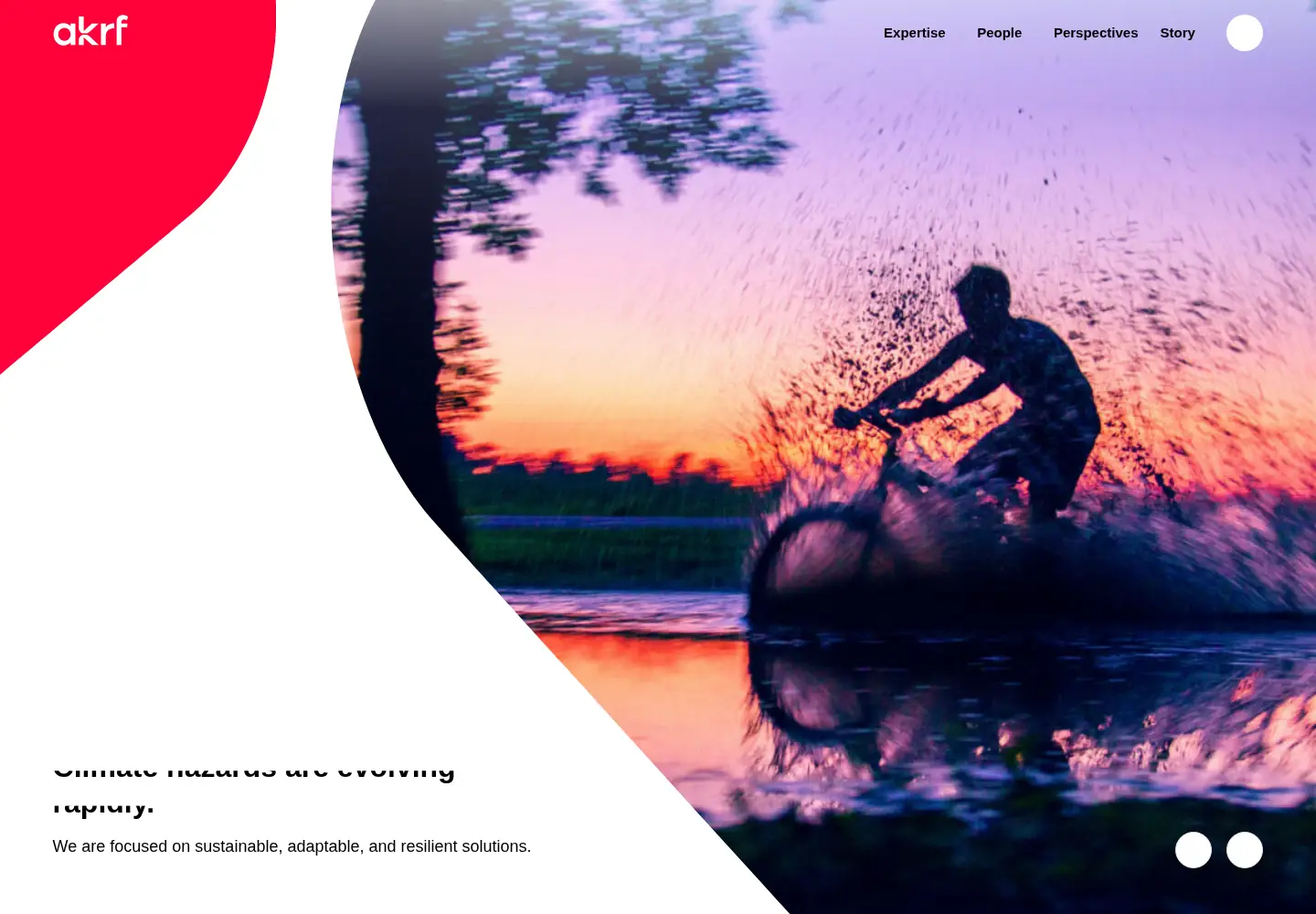 Captured homepage of akrf.com in the current scan