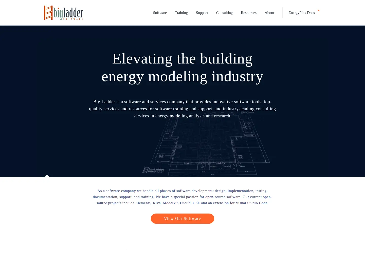 Screenshot of bigladdersoftware.com