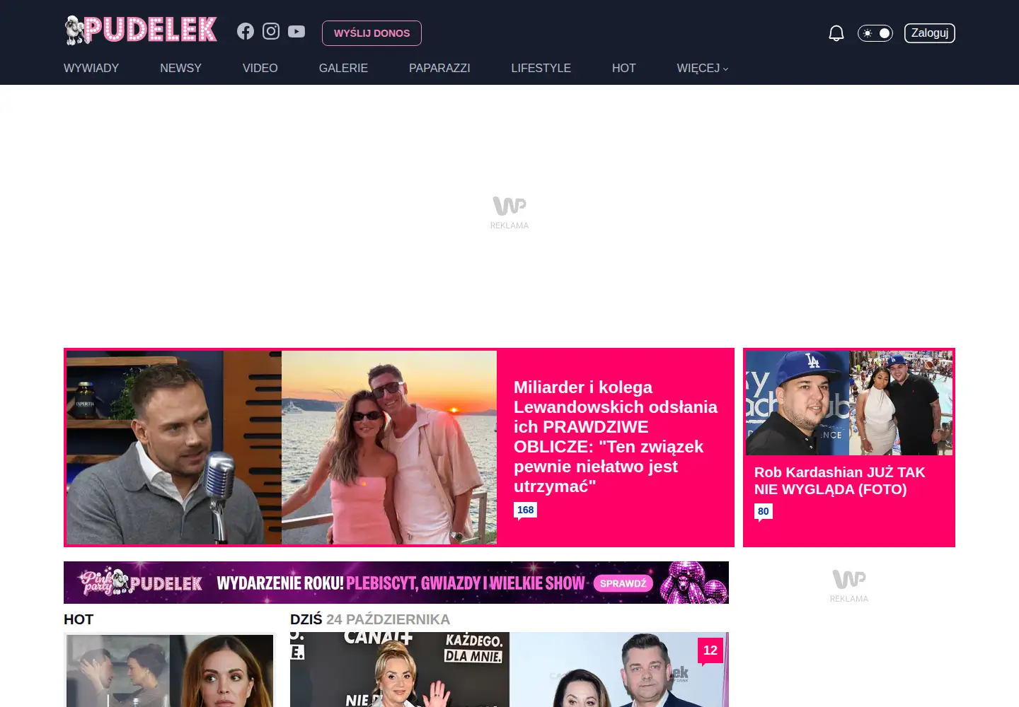 Screenshot of pudelek.pl