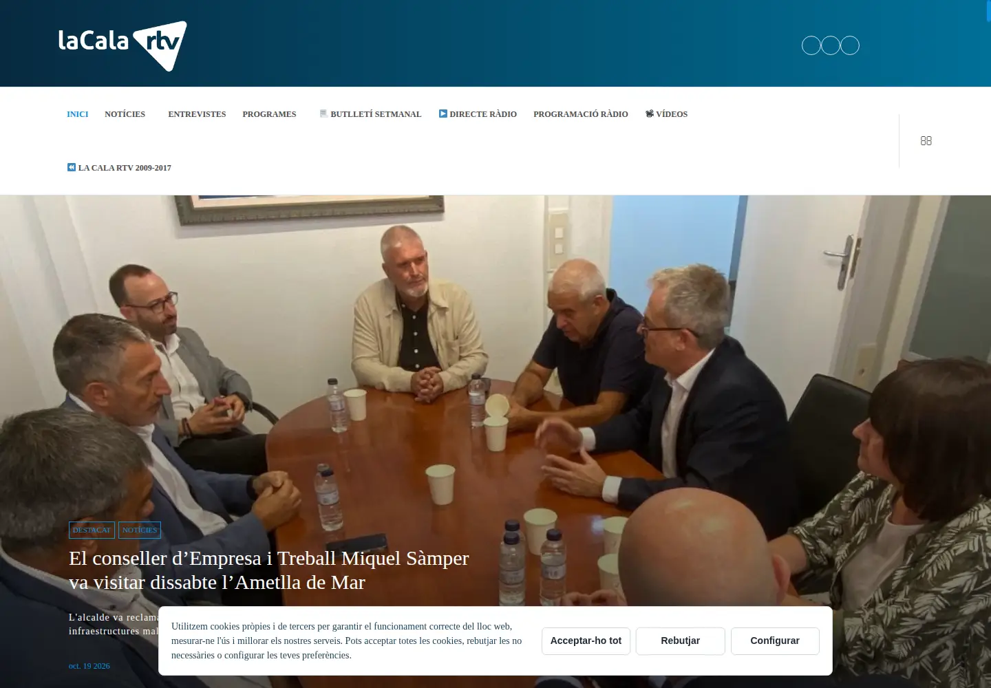 Screenshot of lacalartv.cat