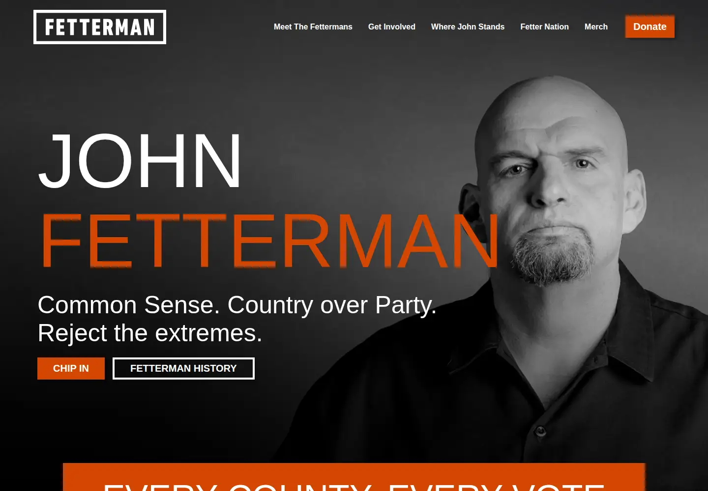 Screenshot of johnfetterman.com
