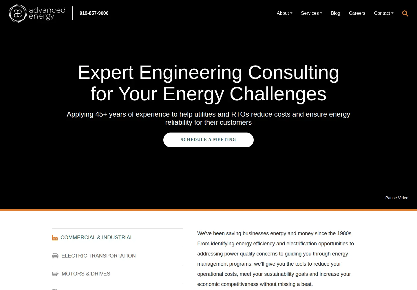 Screenshot of advancedenergy.org