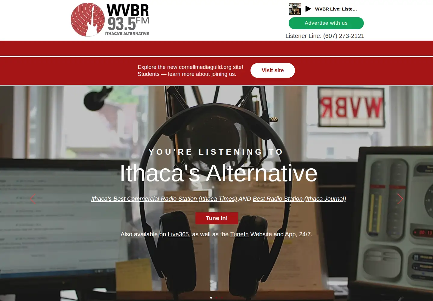 Screenshot of wvbr.com