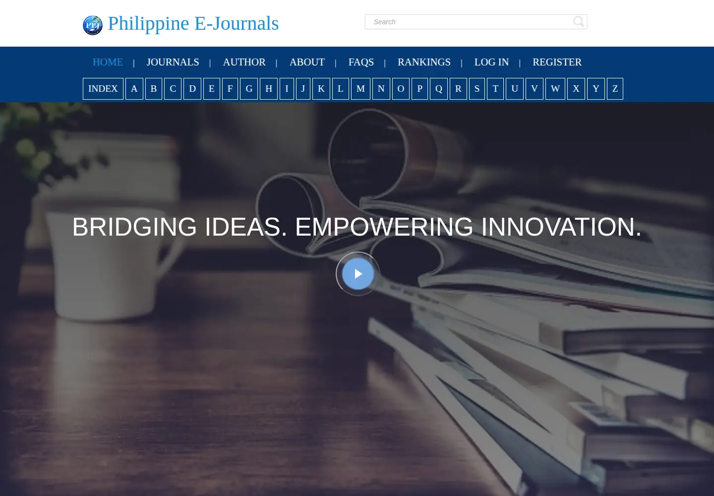 Screenshot of ejournals.ph