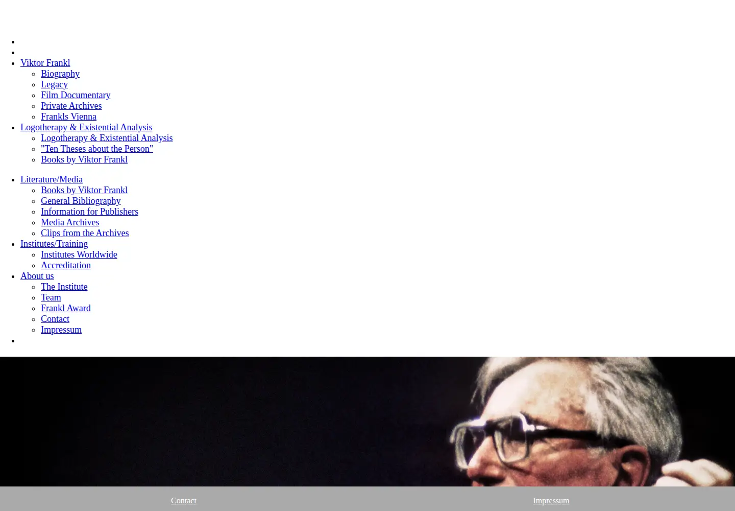 Screenshot of viktorfrankl.org