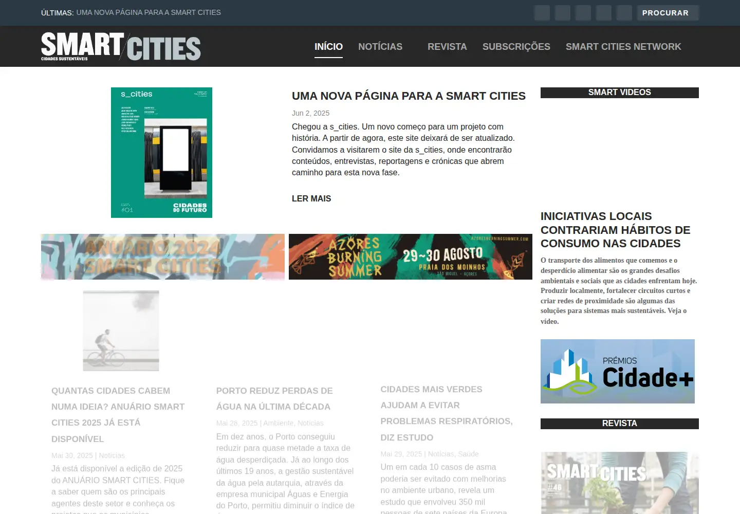 Screenshot of smart-cities.pt