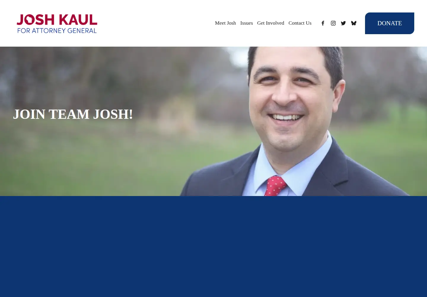 Screenshot of joshkaul.org