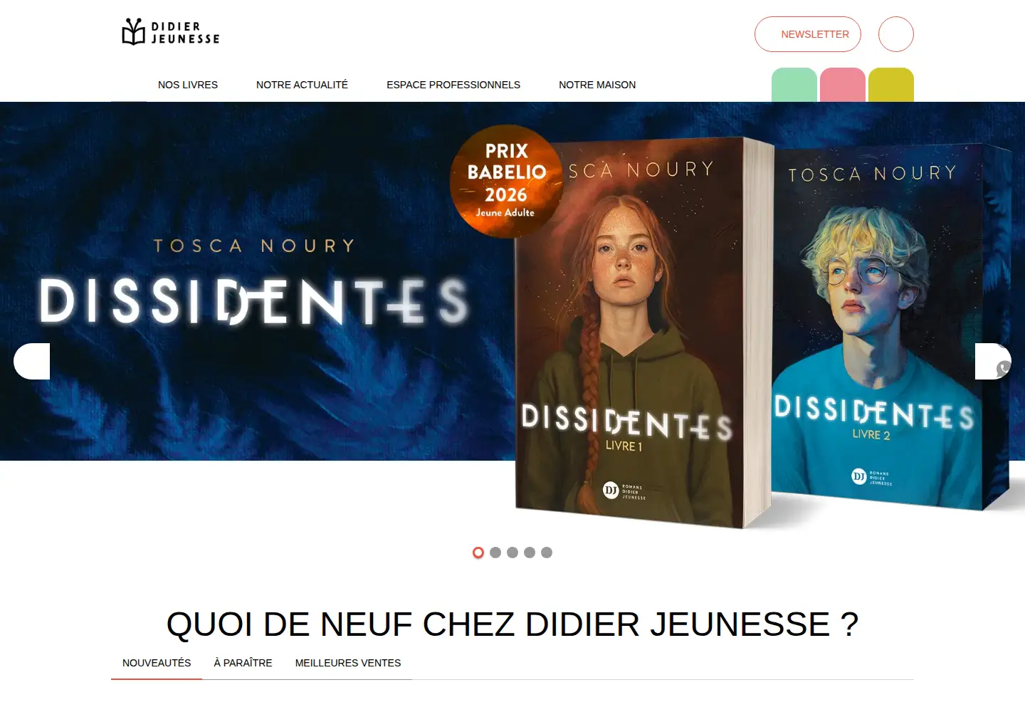 Screenshot of didier-jeunesse.com