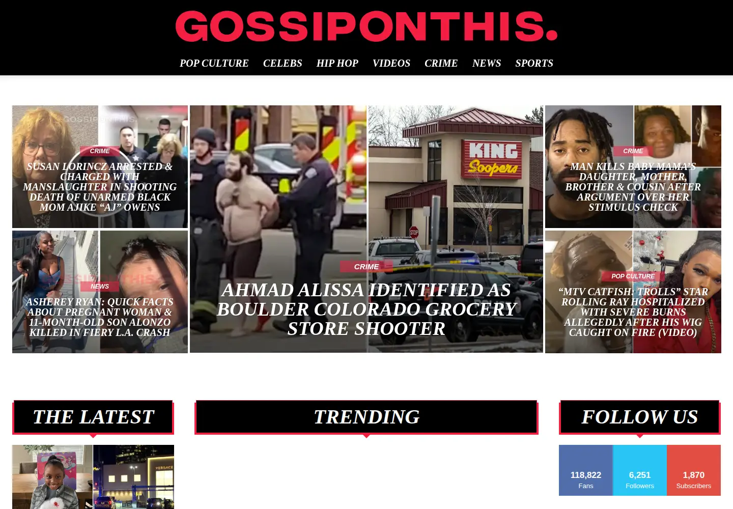 Screenshot of gossiponthis.com
