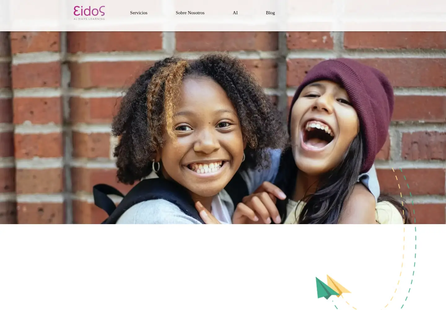 Captured homepage of eidosglobal.org in the current scan