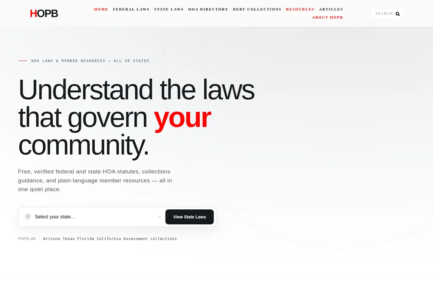 Screenshot of hopb.co