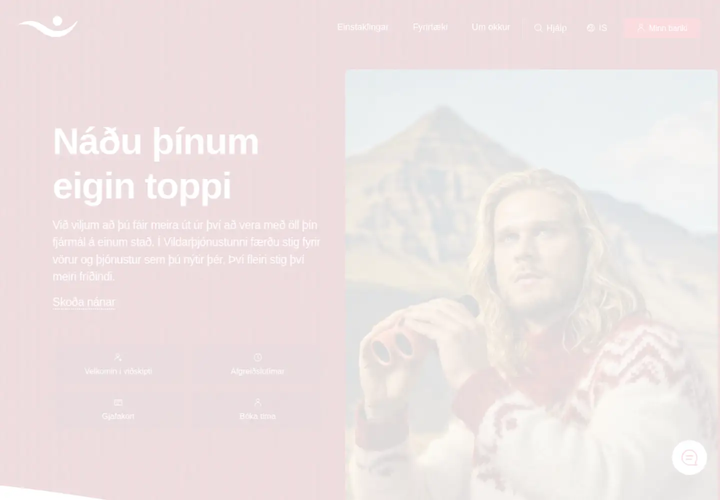 Screenshot of islandsbanki.is