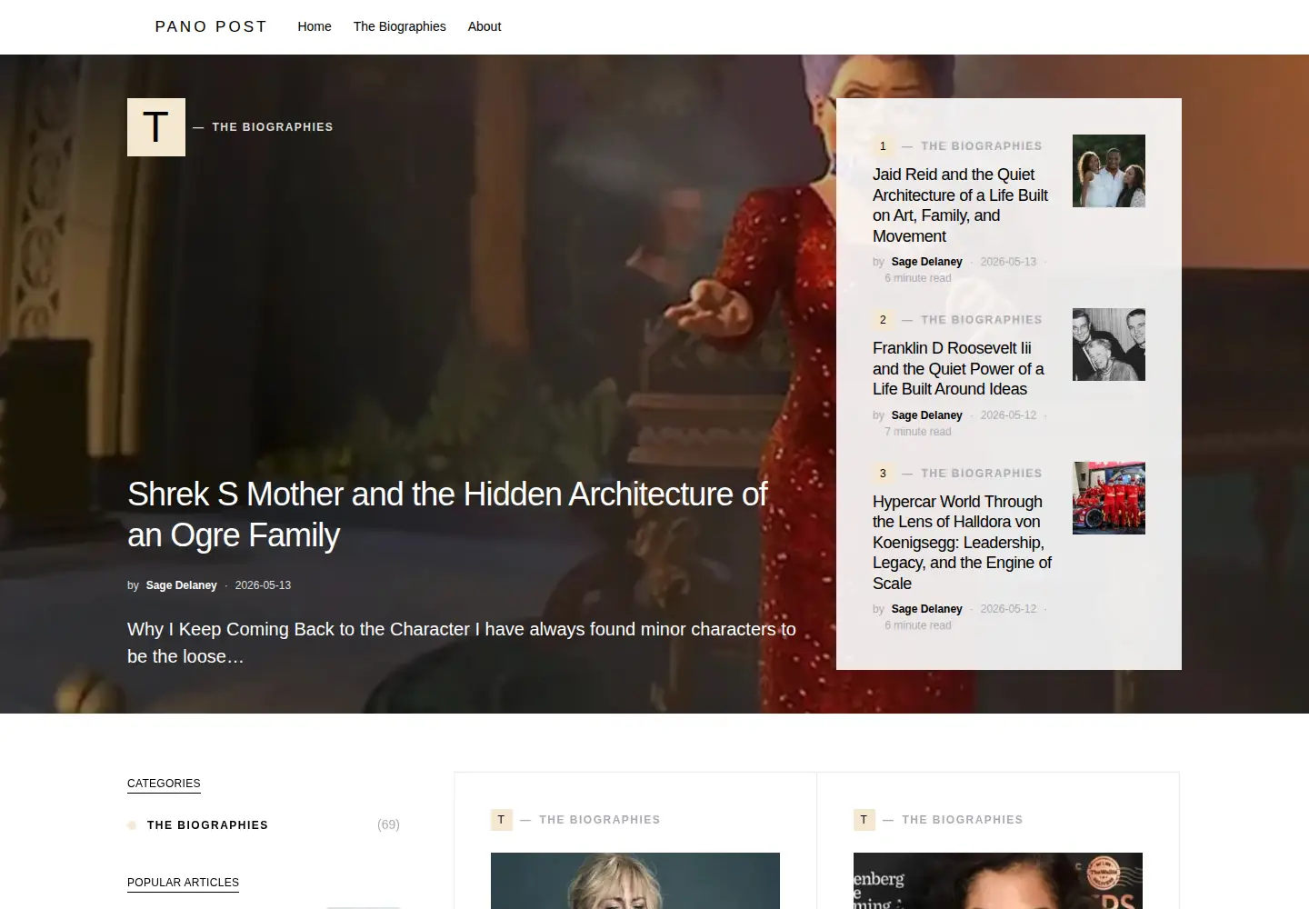 Screenshot of panopost.com
