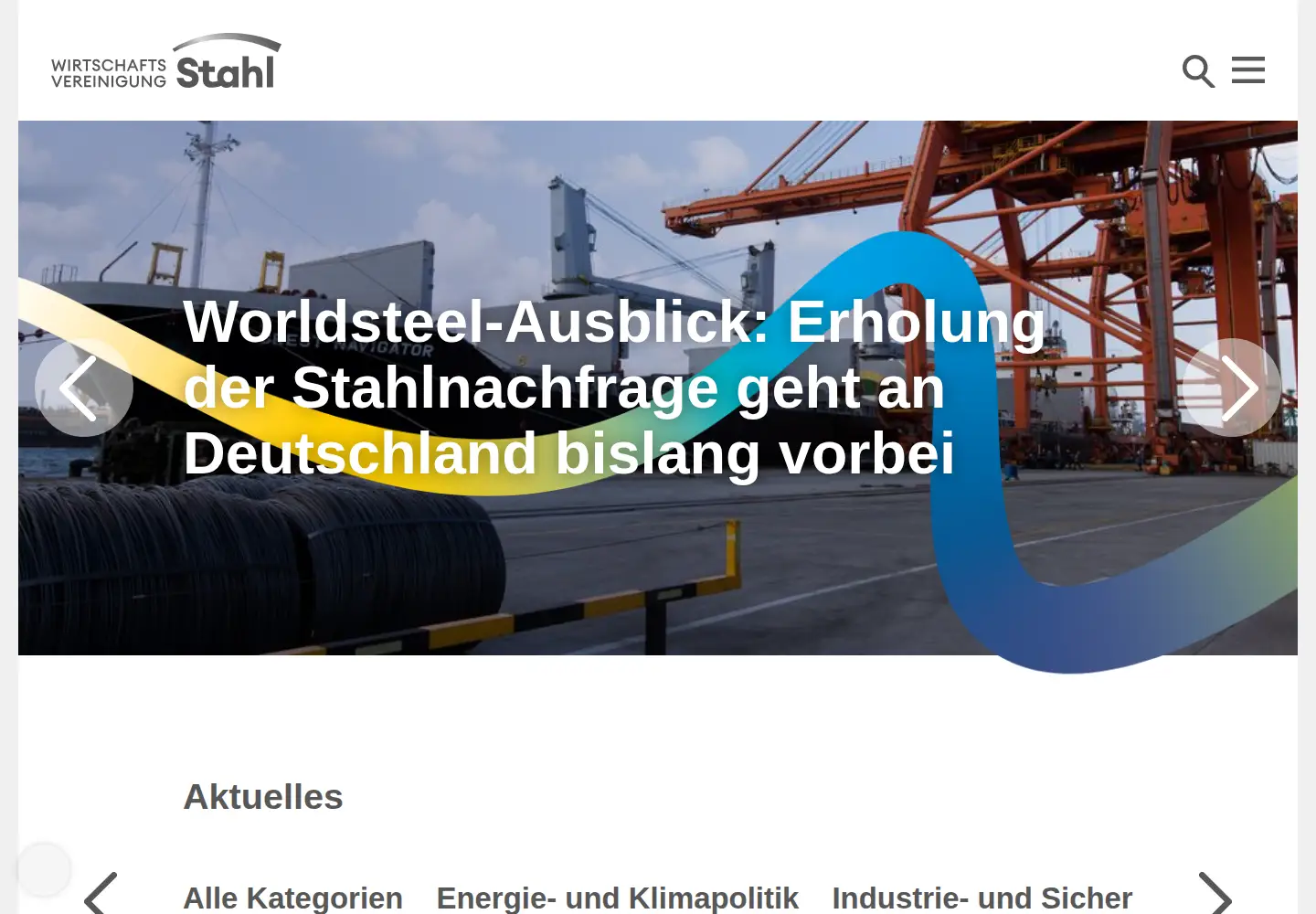 Screenshot of stahl-online.de