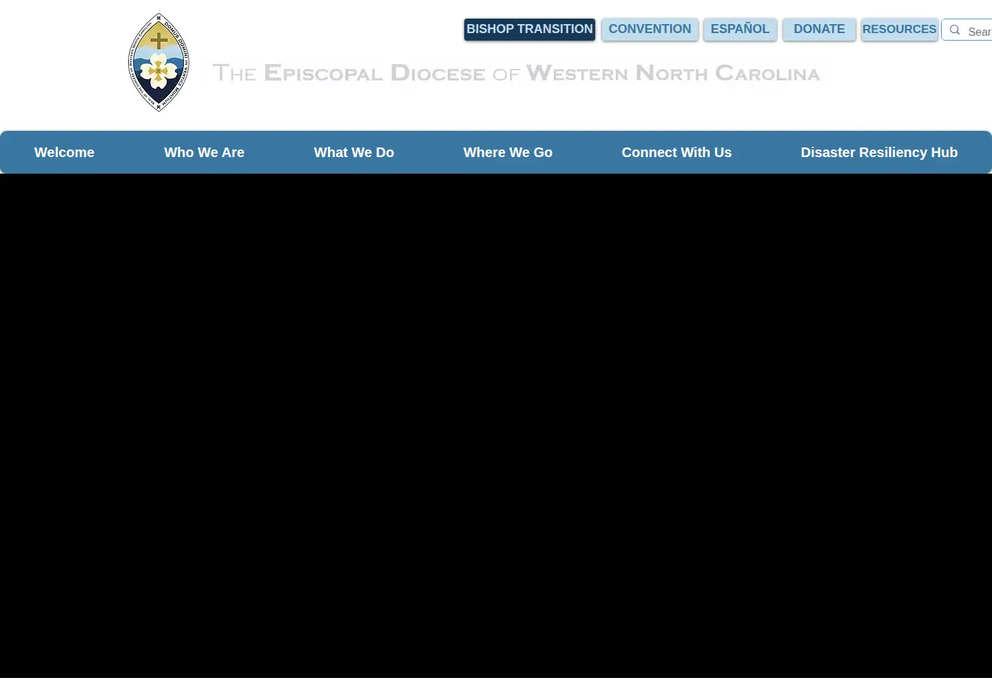 Screenshot of diocesewnc.org