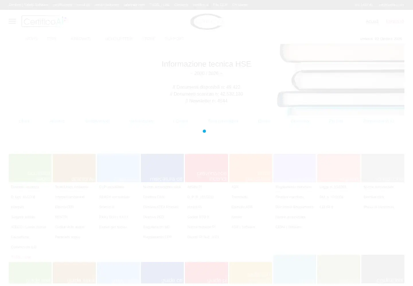 Screenshot of certifico.com