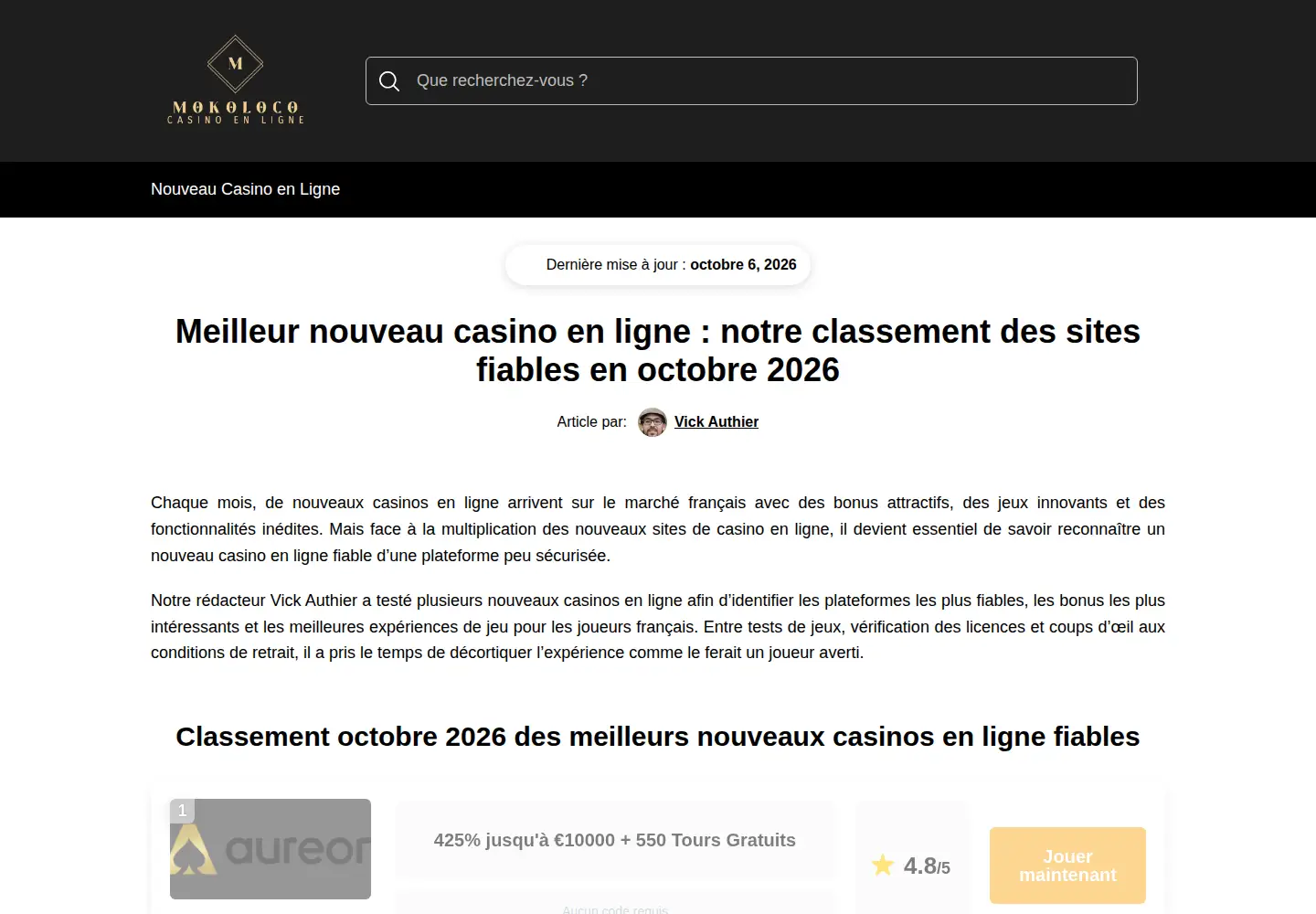 Screenshot of nouvelle-europe.eu