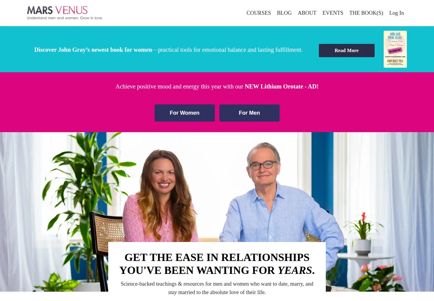 Screenshot of marsvenus.com