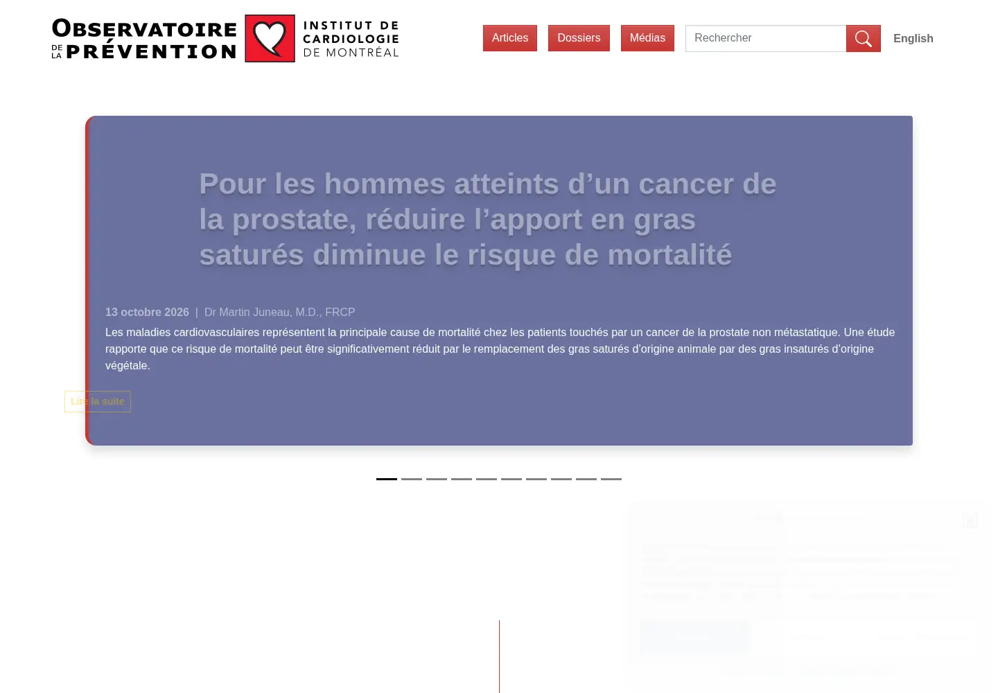 Screenshot of observatoireprevention.org