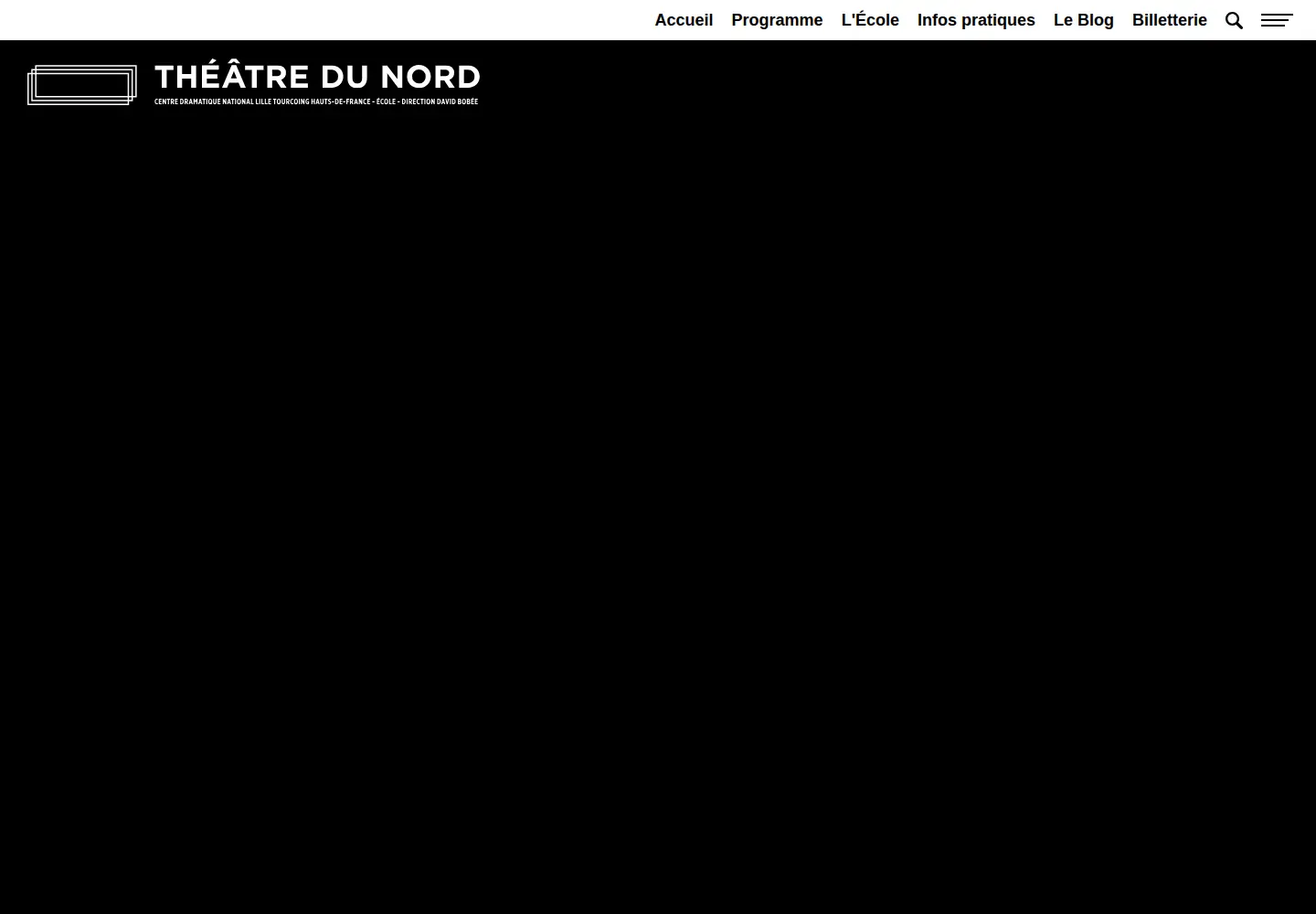 Screenshot of theatredunord.fr