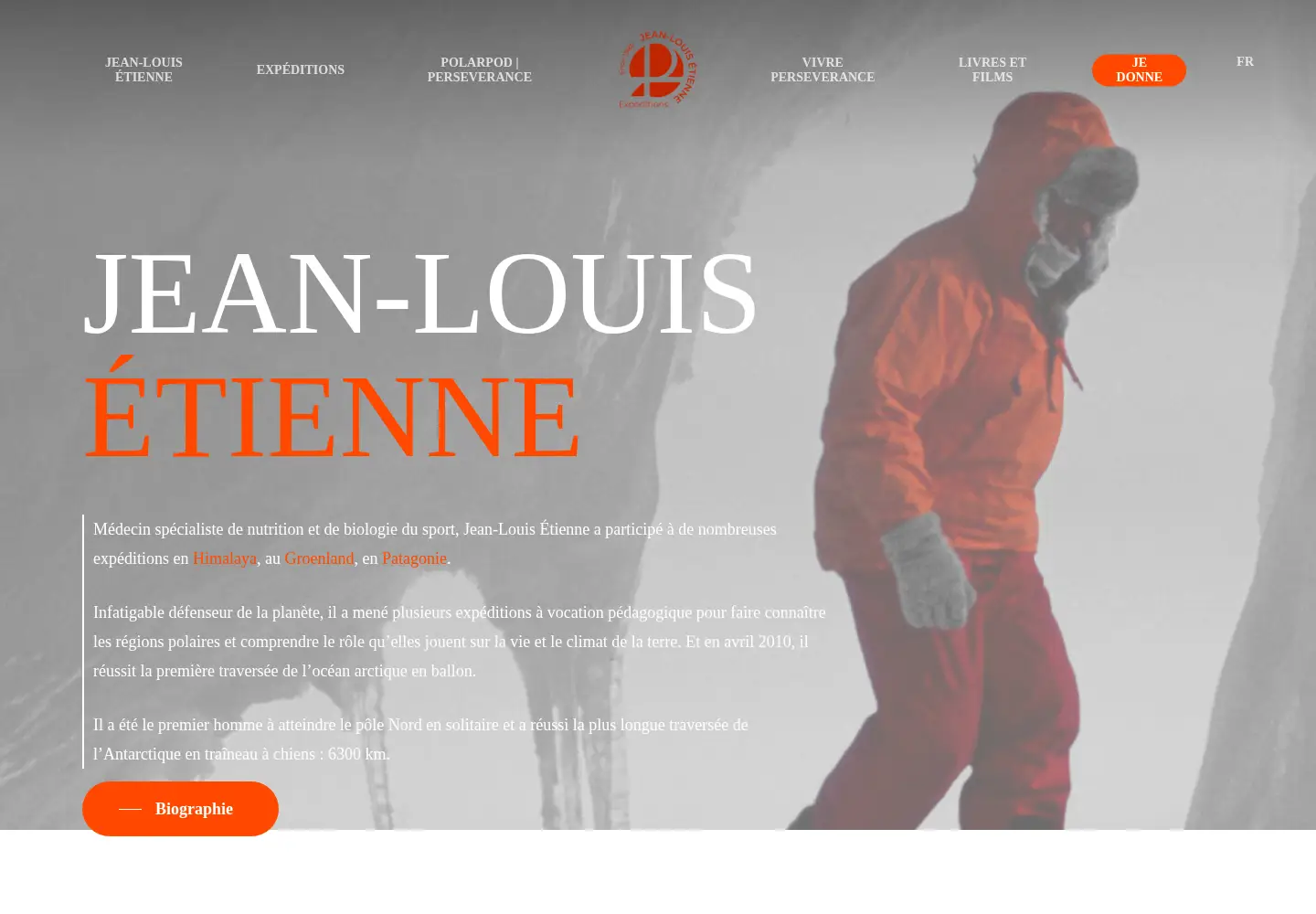 Screenshot of jeanlouisetienne.com
