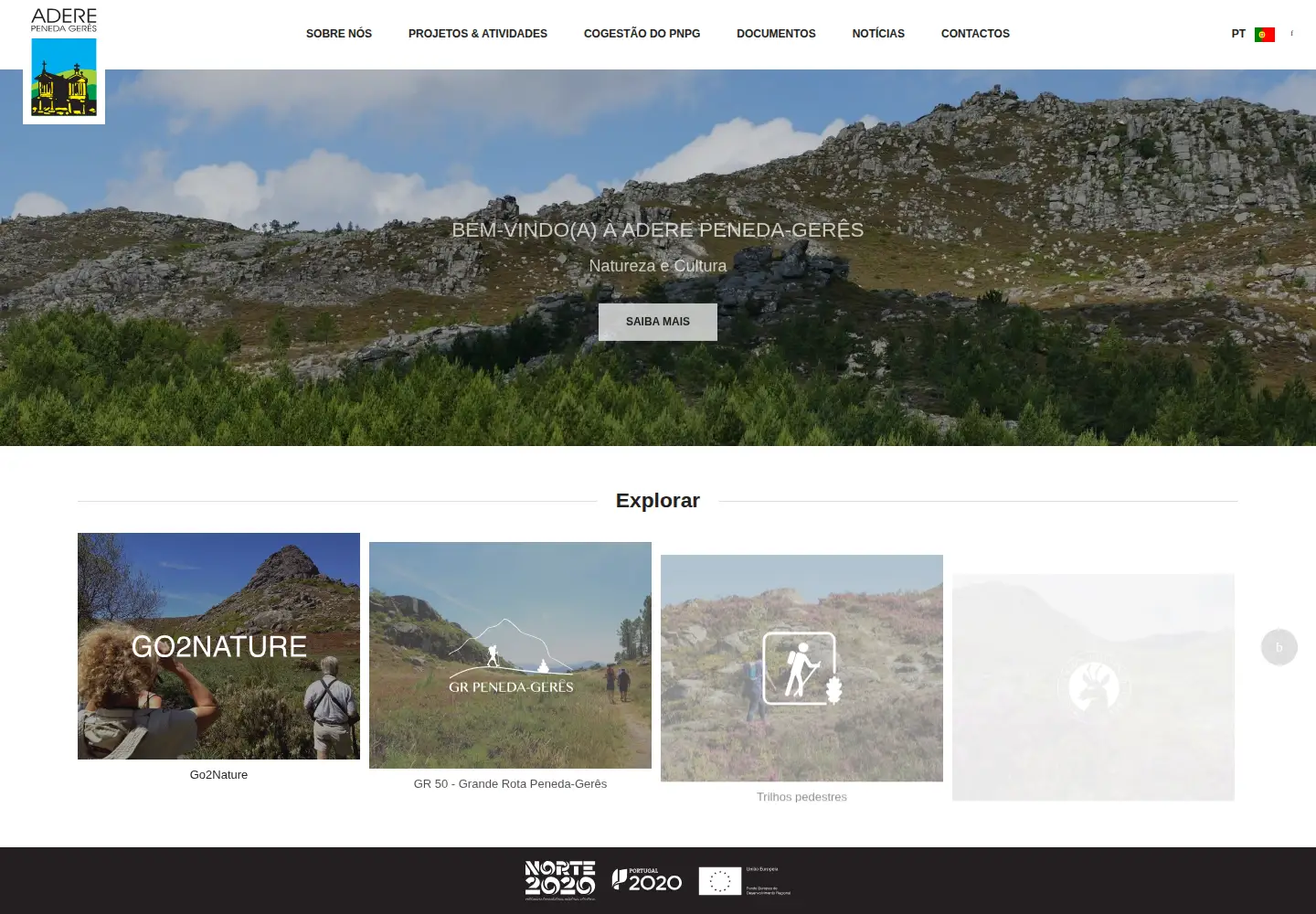 Screenshot of adere-pg.pt