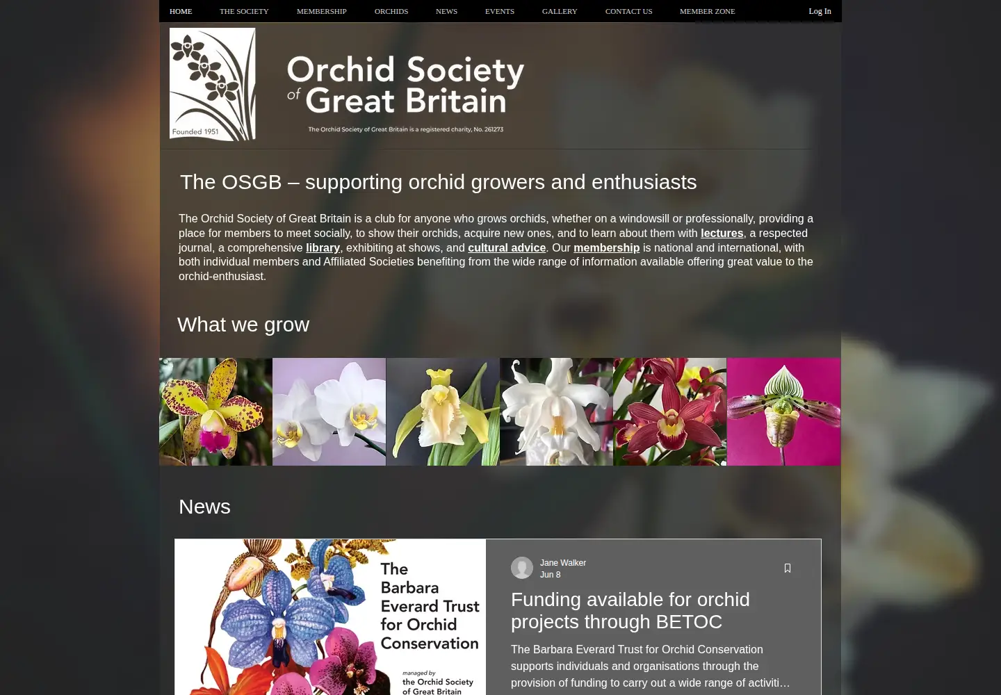 Screenshot of osgb.org.uk