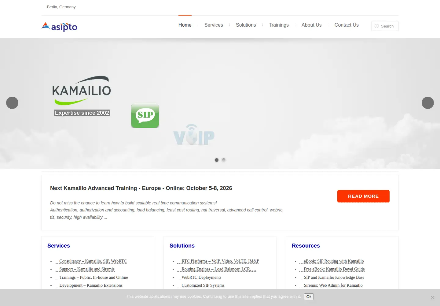 Screenshot of asipto.com