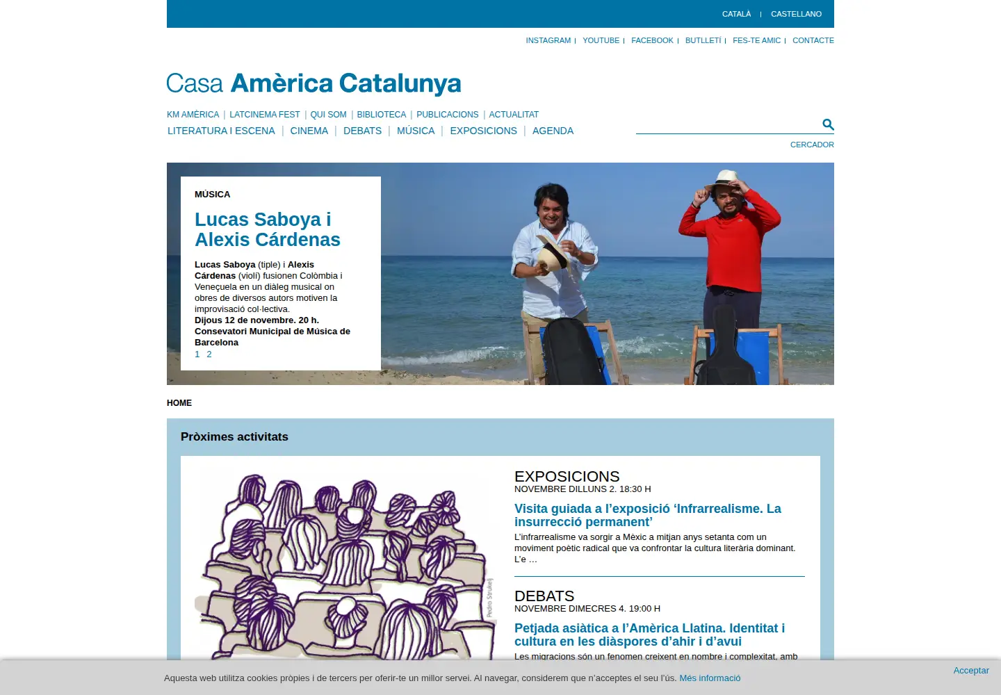 Screenshot of americat.barcelona
