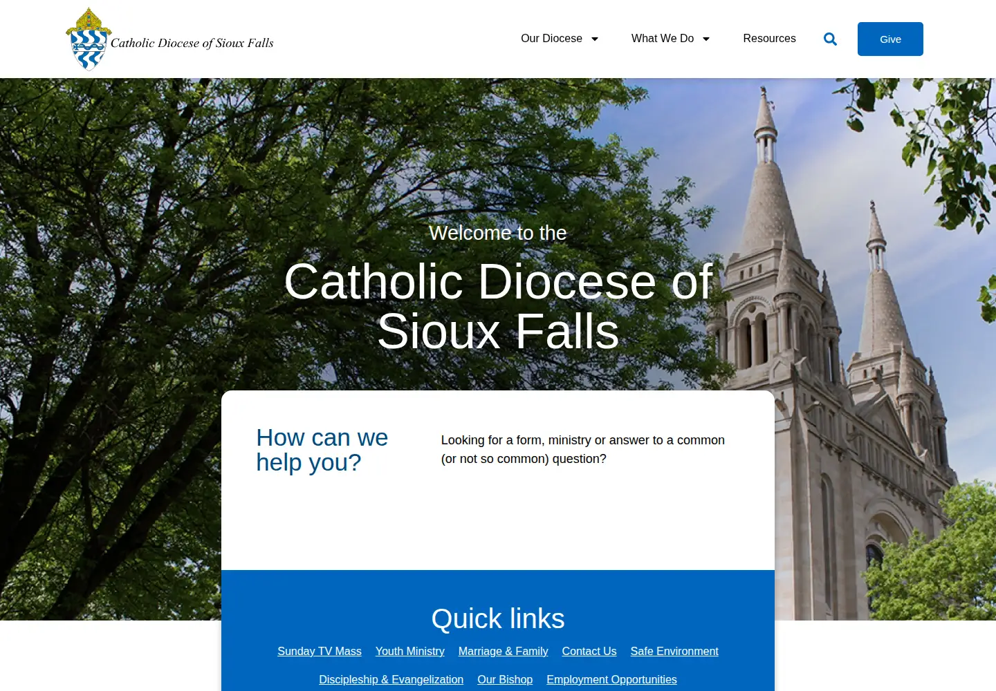 Screenshot of sfcatholic.org