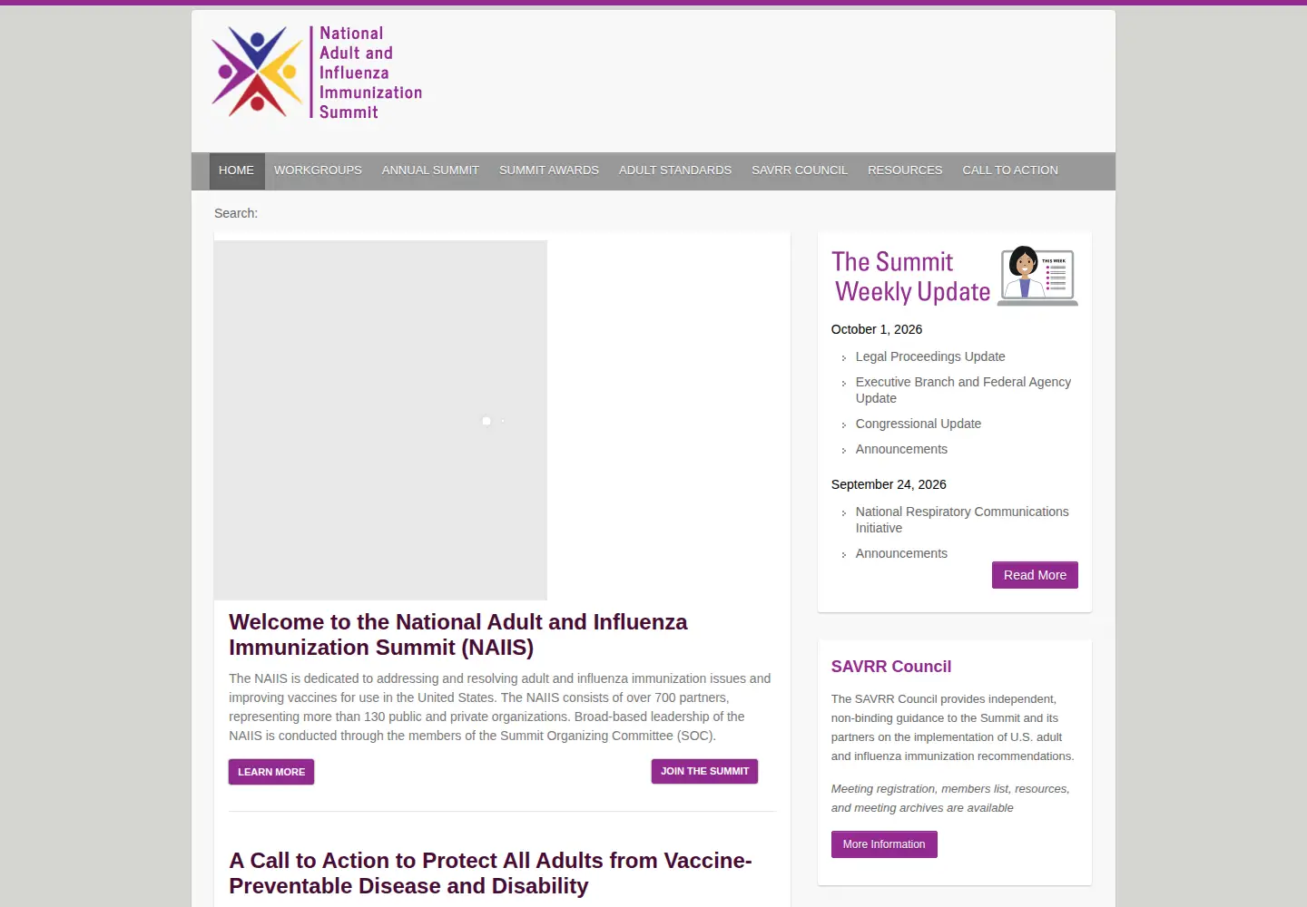 Screenshot of izsummitpartners.org
