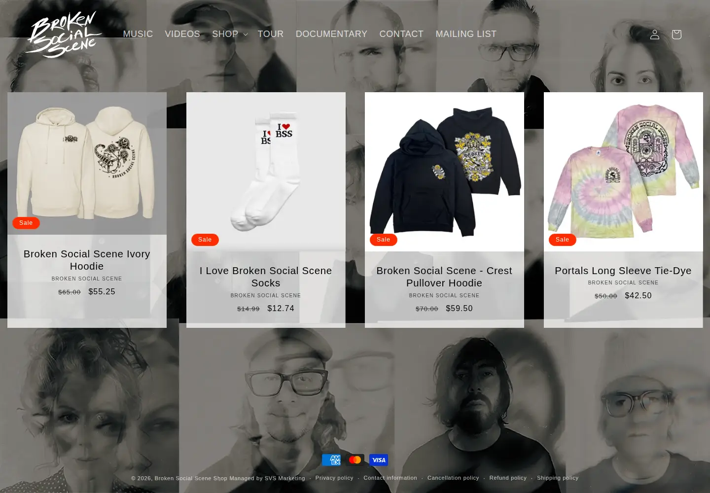 Screenshot of brokensocialscene.ca