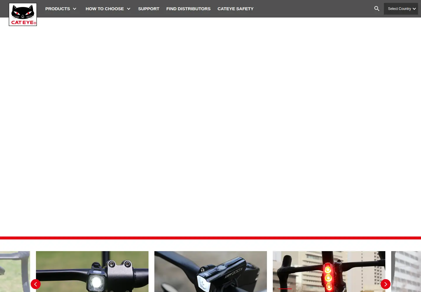 Screenshot of cateye.com