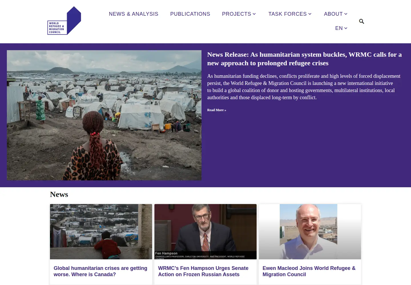 Screenshot of wrmcouncil.org