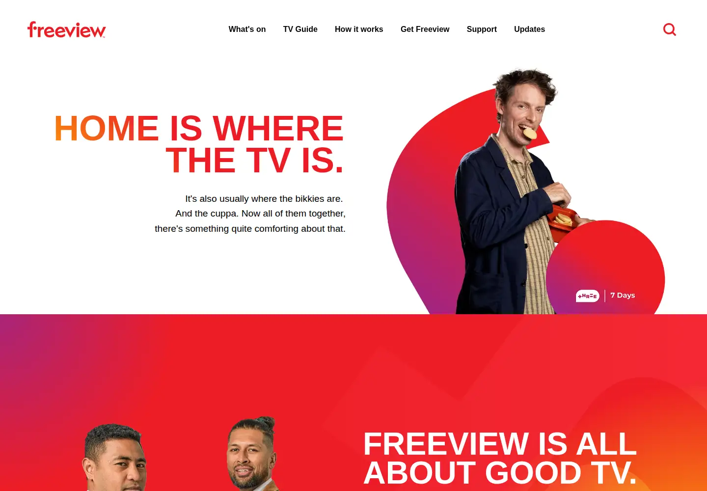 Screenshot of freeviewnz.tv