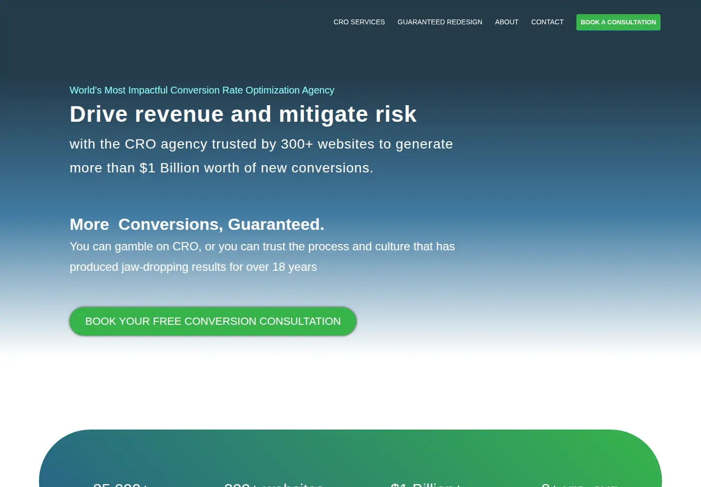 Screenshot of conversionsciences.com