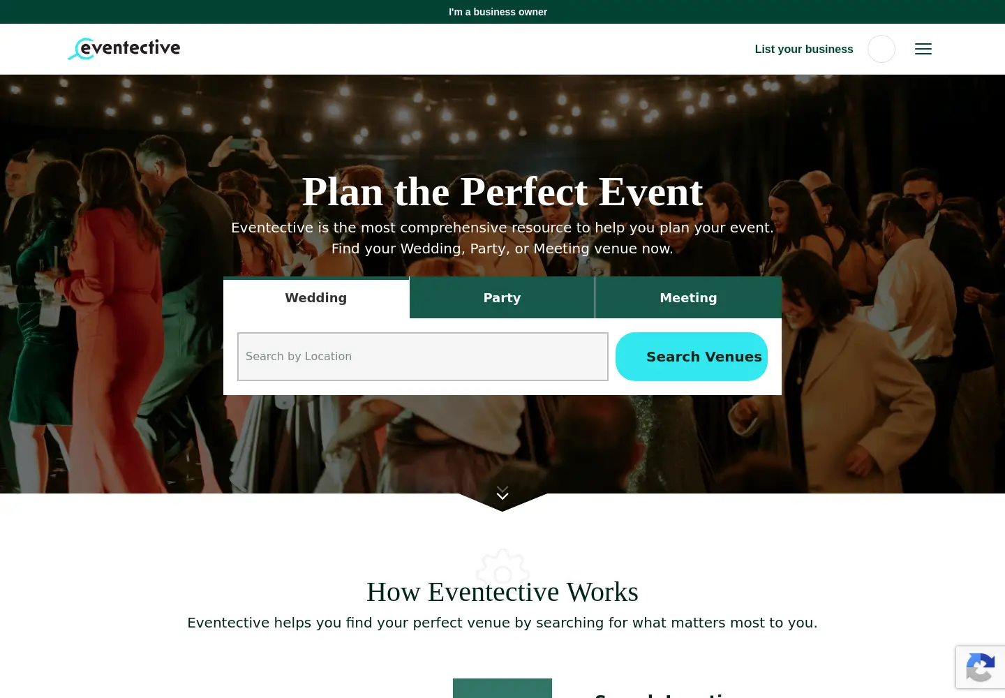 Screenshot of eventective.com