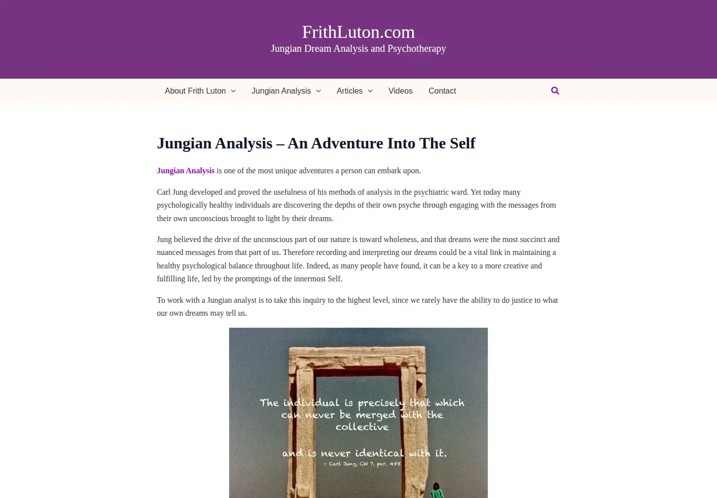 Screenshot of frithluton.com