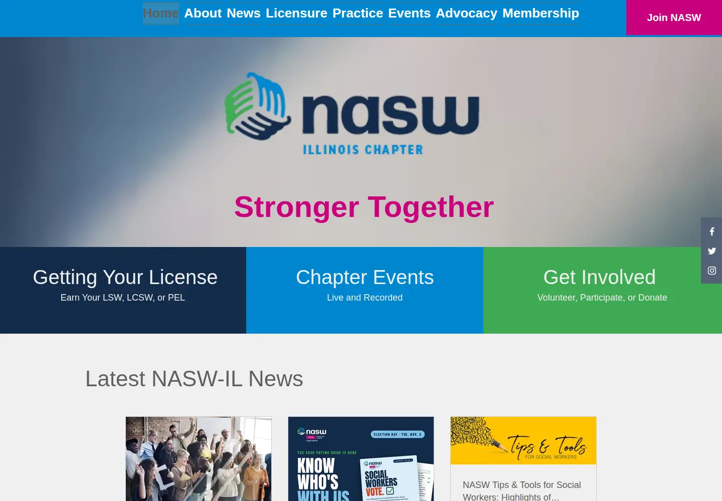 Screenshot of naswil.org