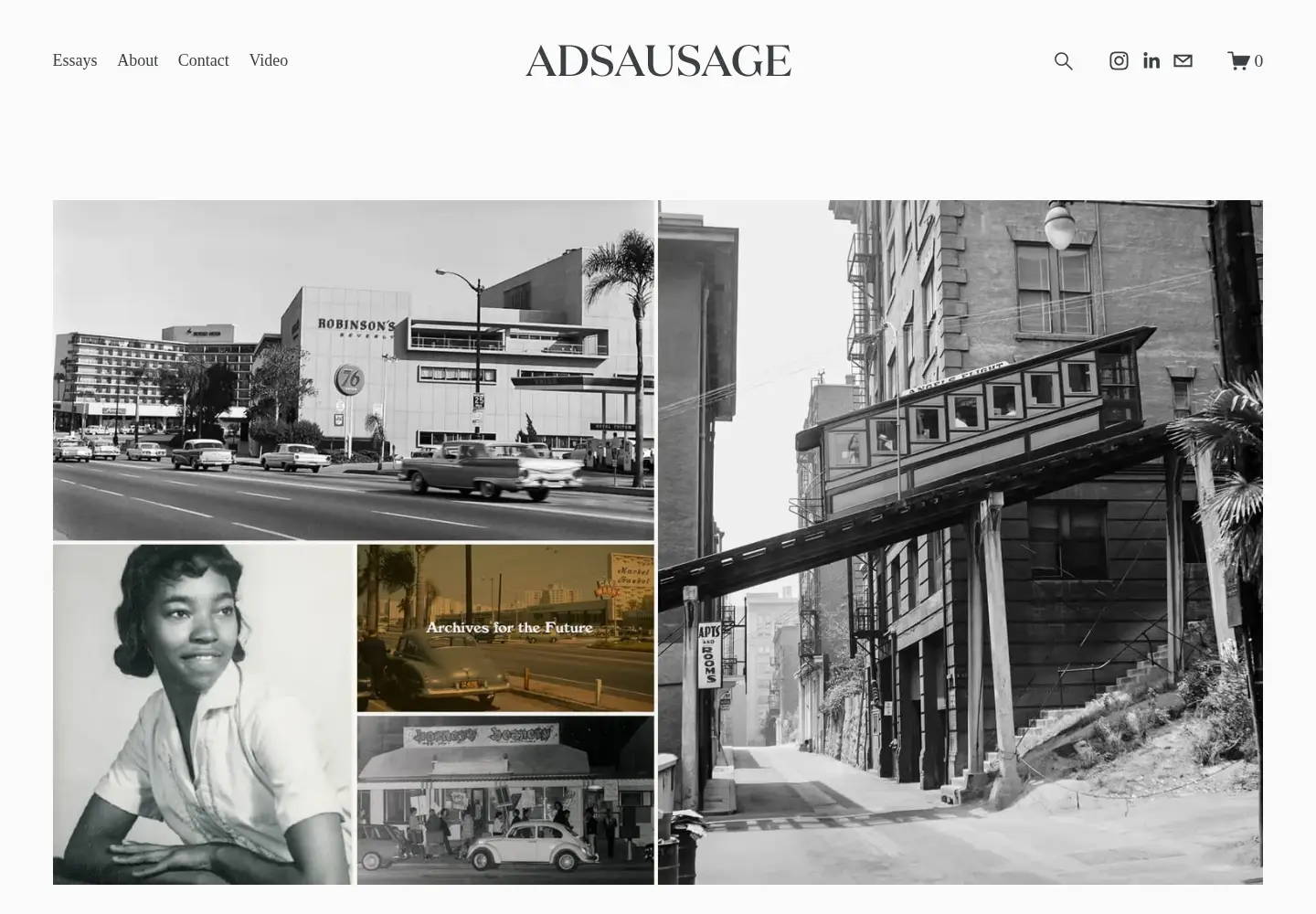 Screenshot of adsausage.com