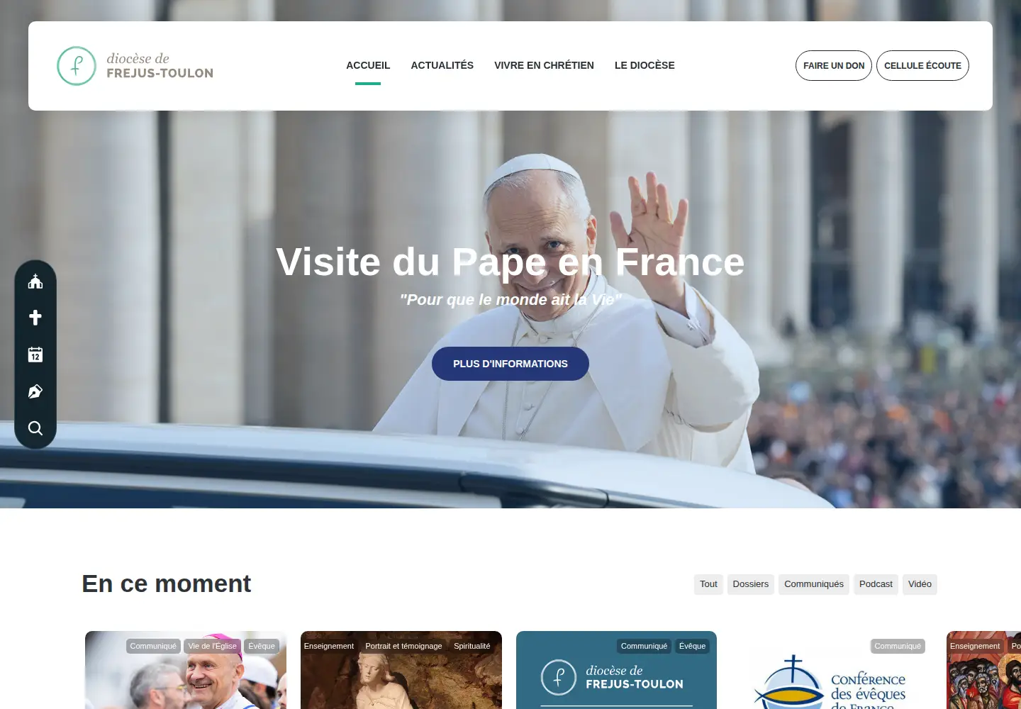 Screenshot of frejustoulon.fr