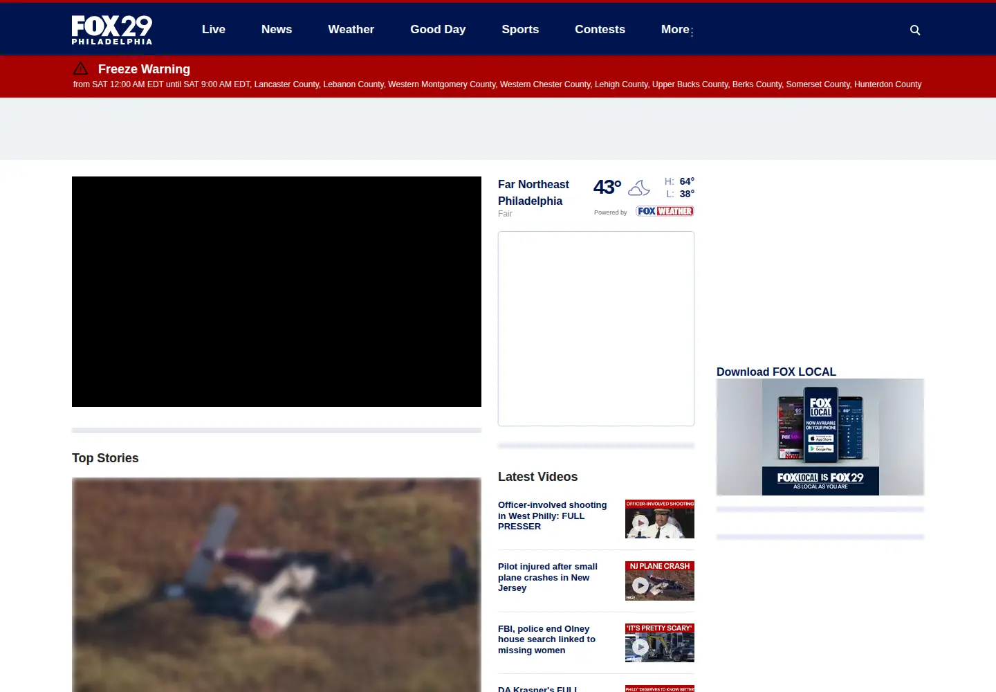 Screenshot of myfoxphilly.com