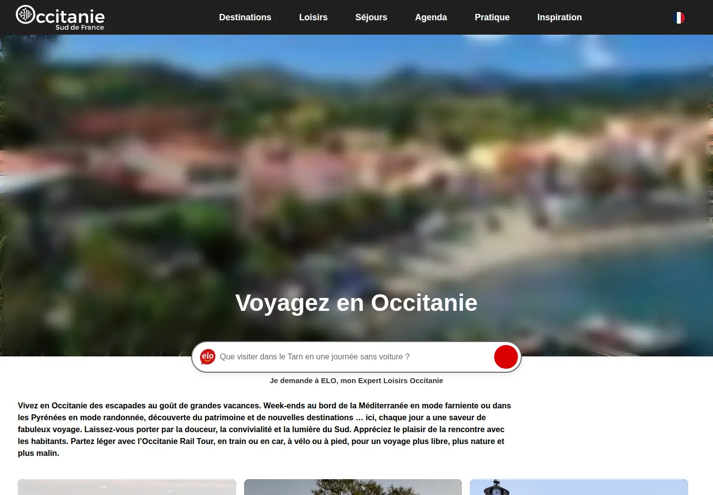 Screenshot of tourisme-occitanie.com