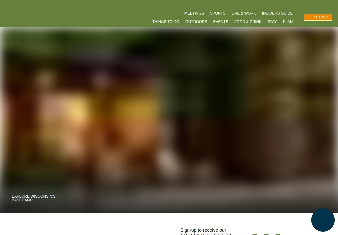 Screenshot of visitwausau.com